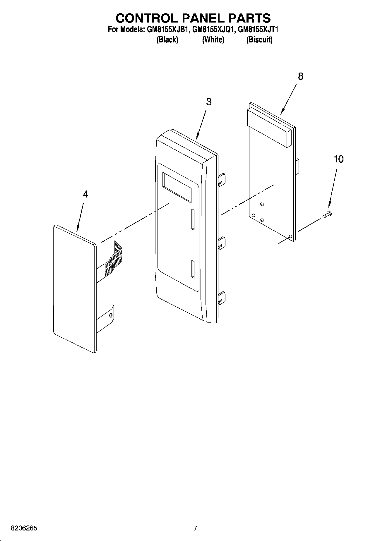 06 - CONTROL PANEL PARTS
