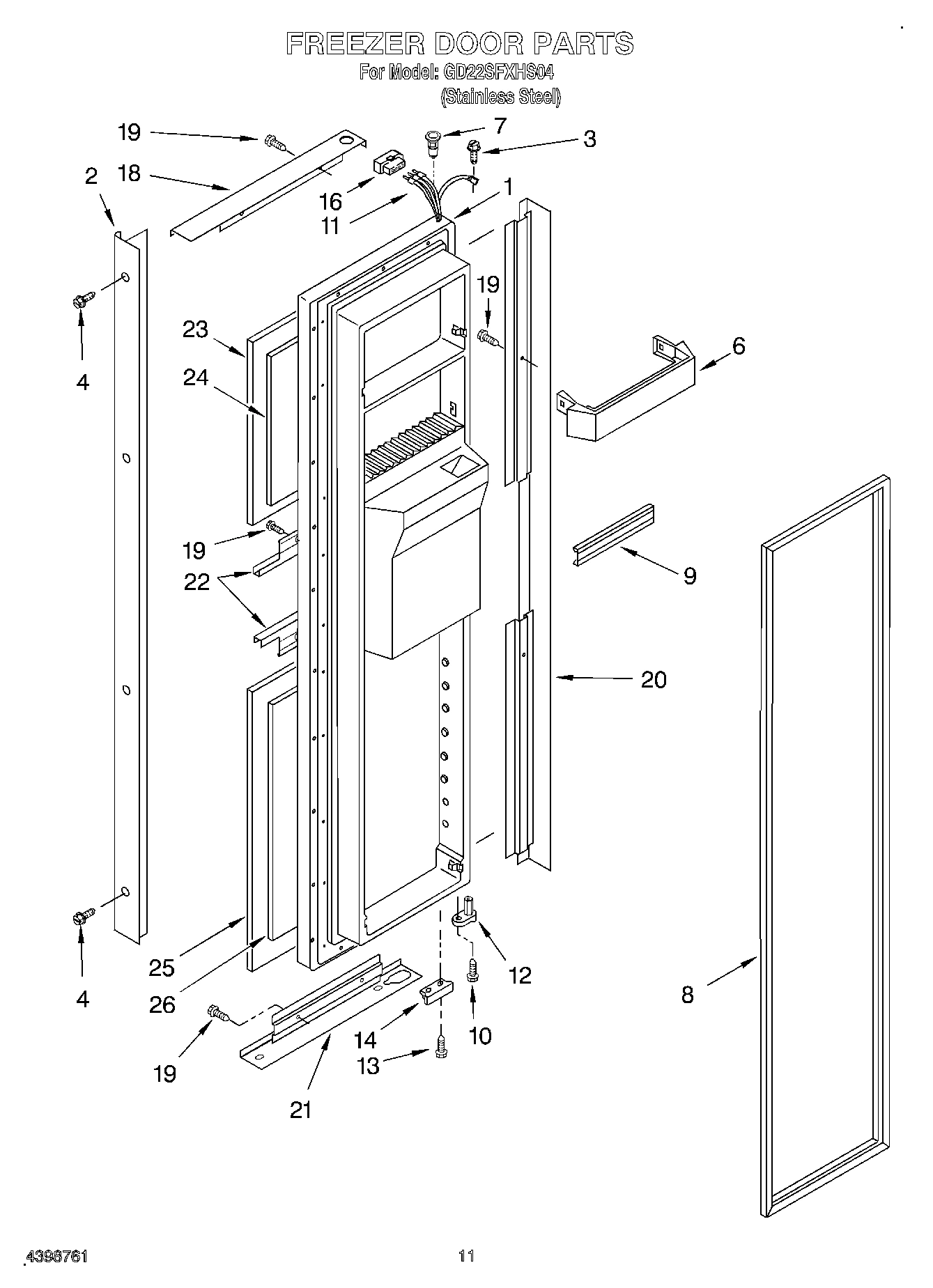 08 - FREEZER DOOR
