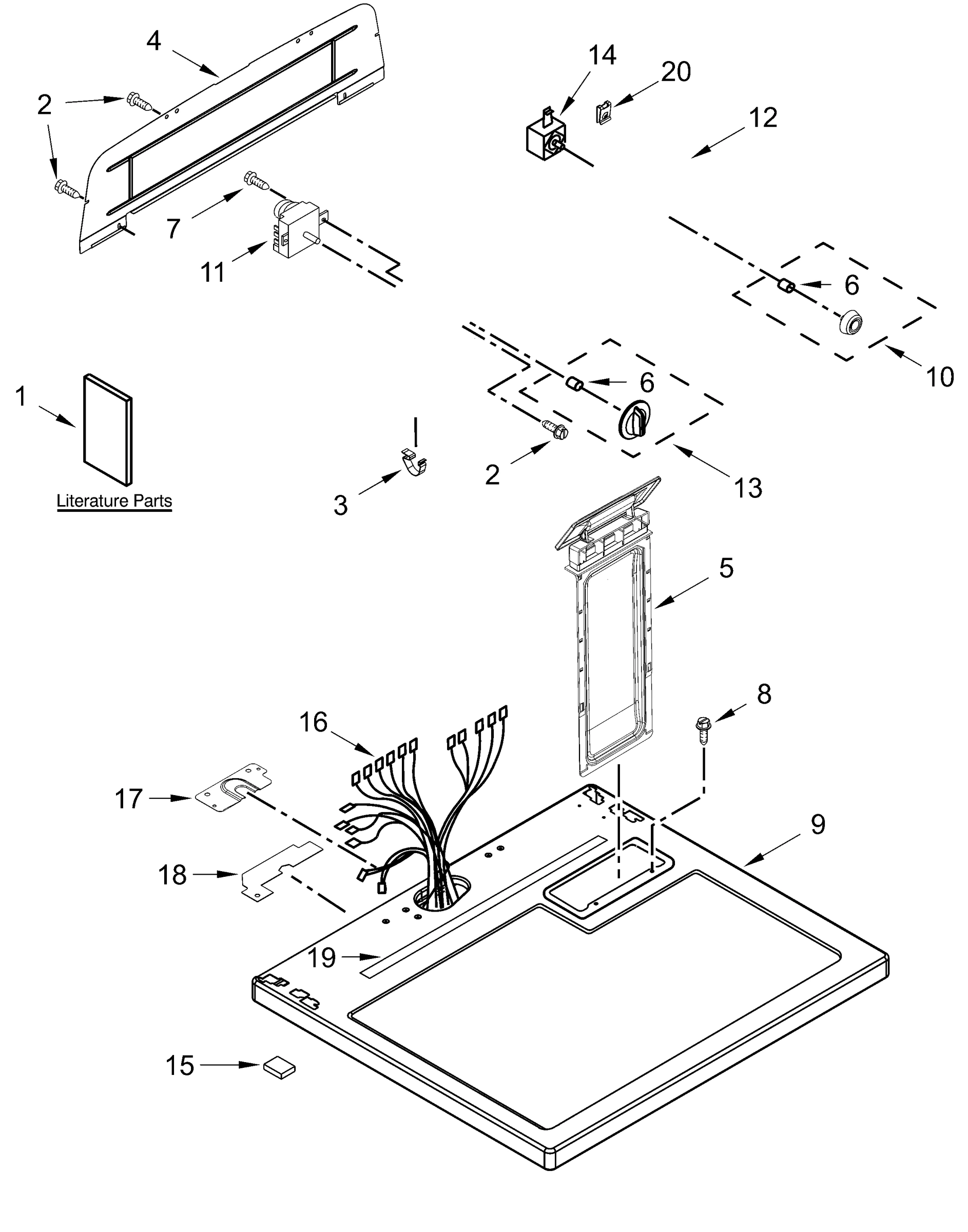 TOP AND CONSOLE PARTS