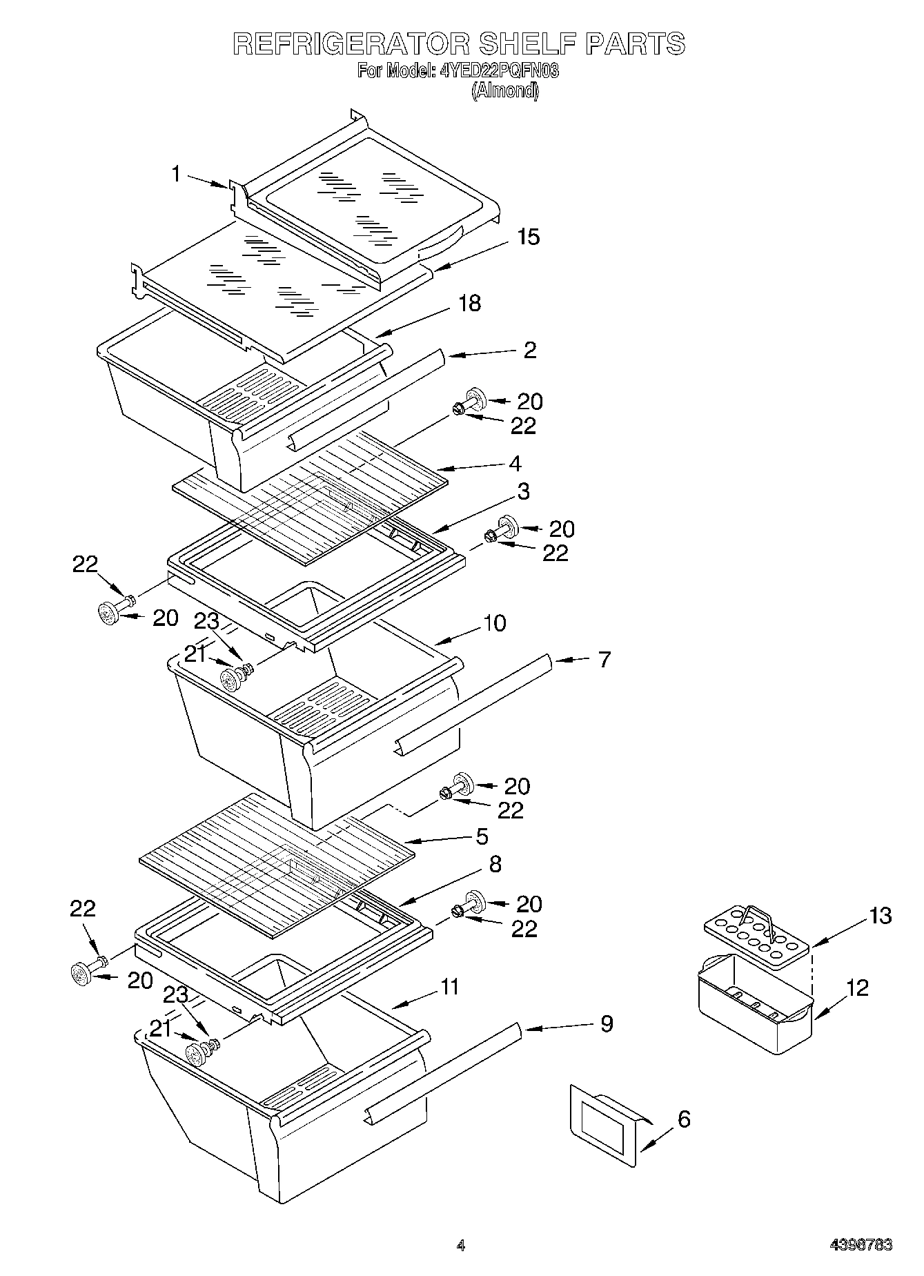 03 - REFRIGERATOR SHELF