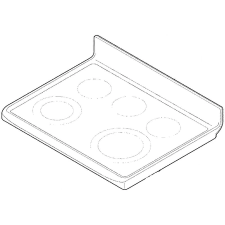 5304509324 Frigidaire Range Main Top