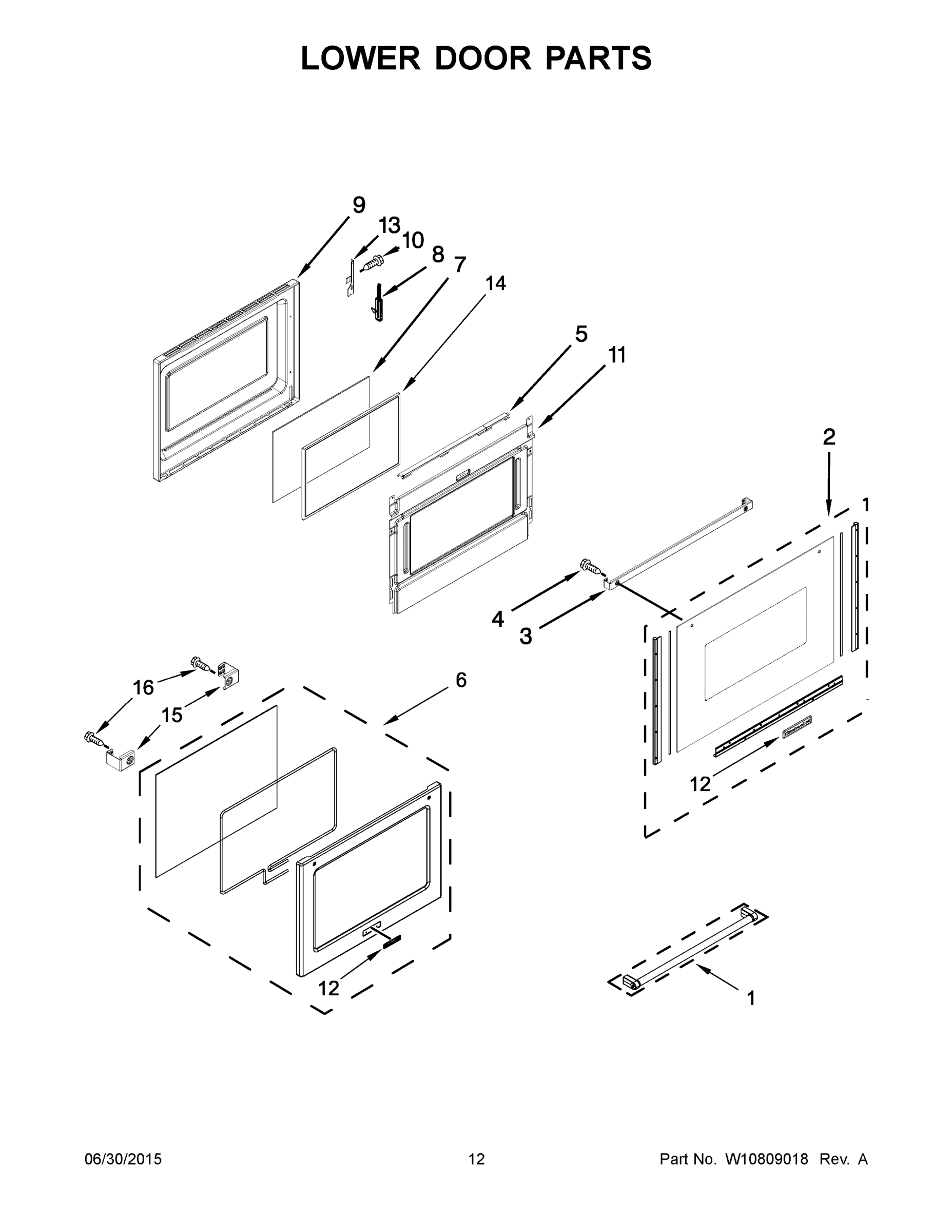 07 - LOWER DOOR PARTS