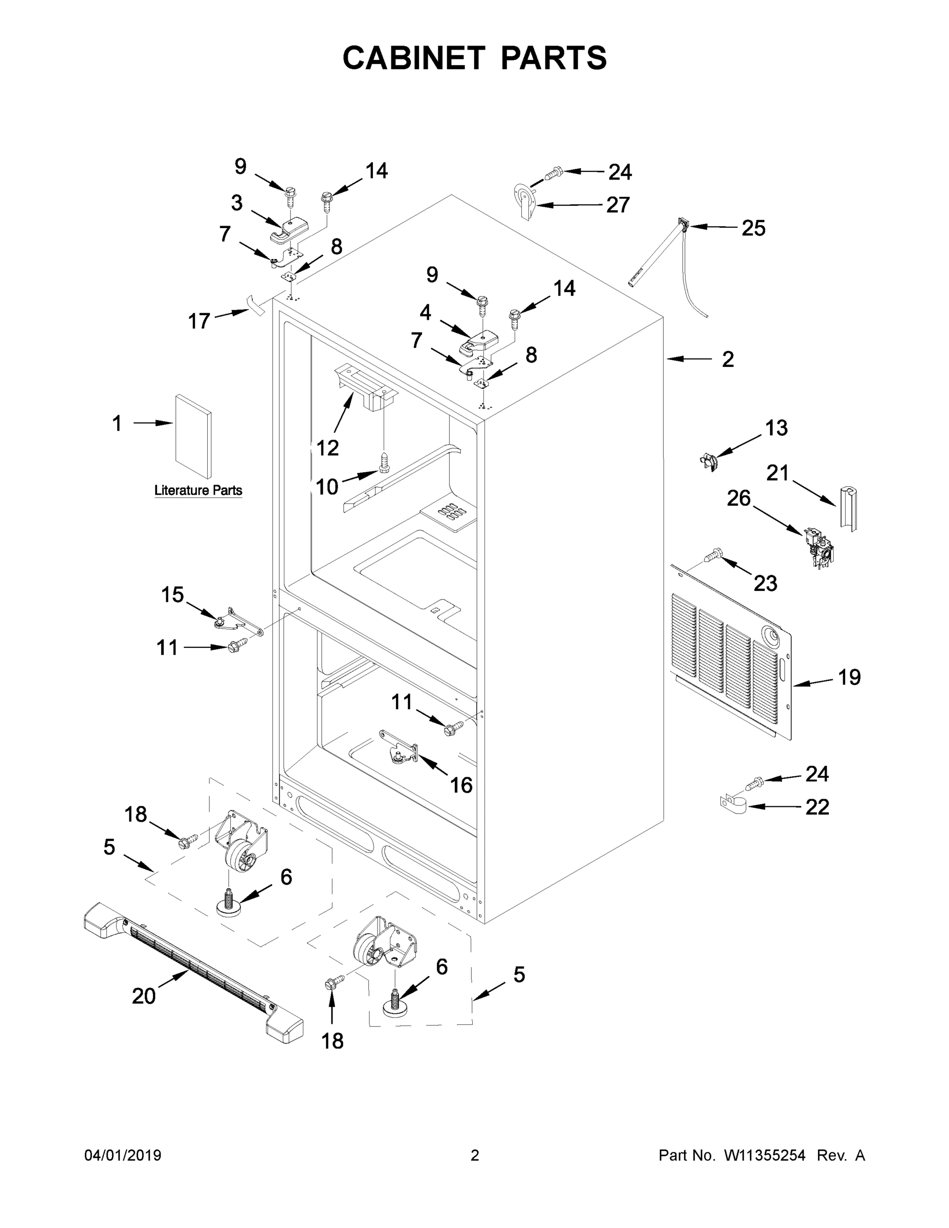 02 - CABINET PARTS