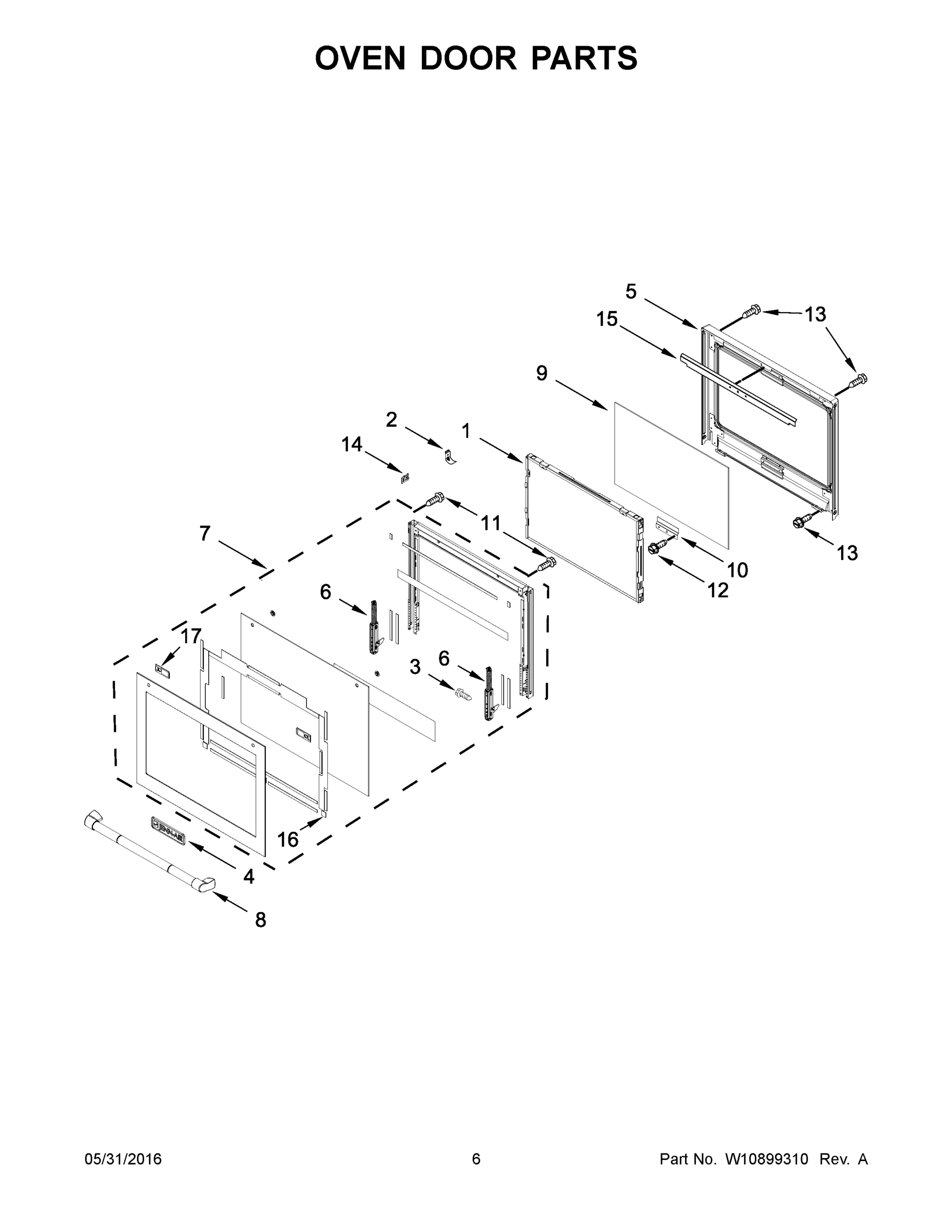 04 - OVEN DOOR PARTS