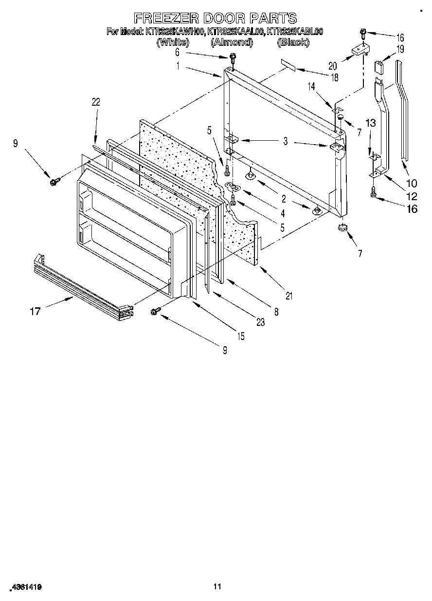 07 - FREEZER DOOR