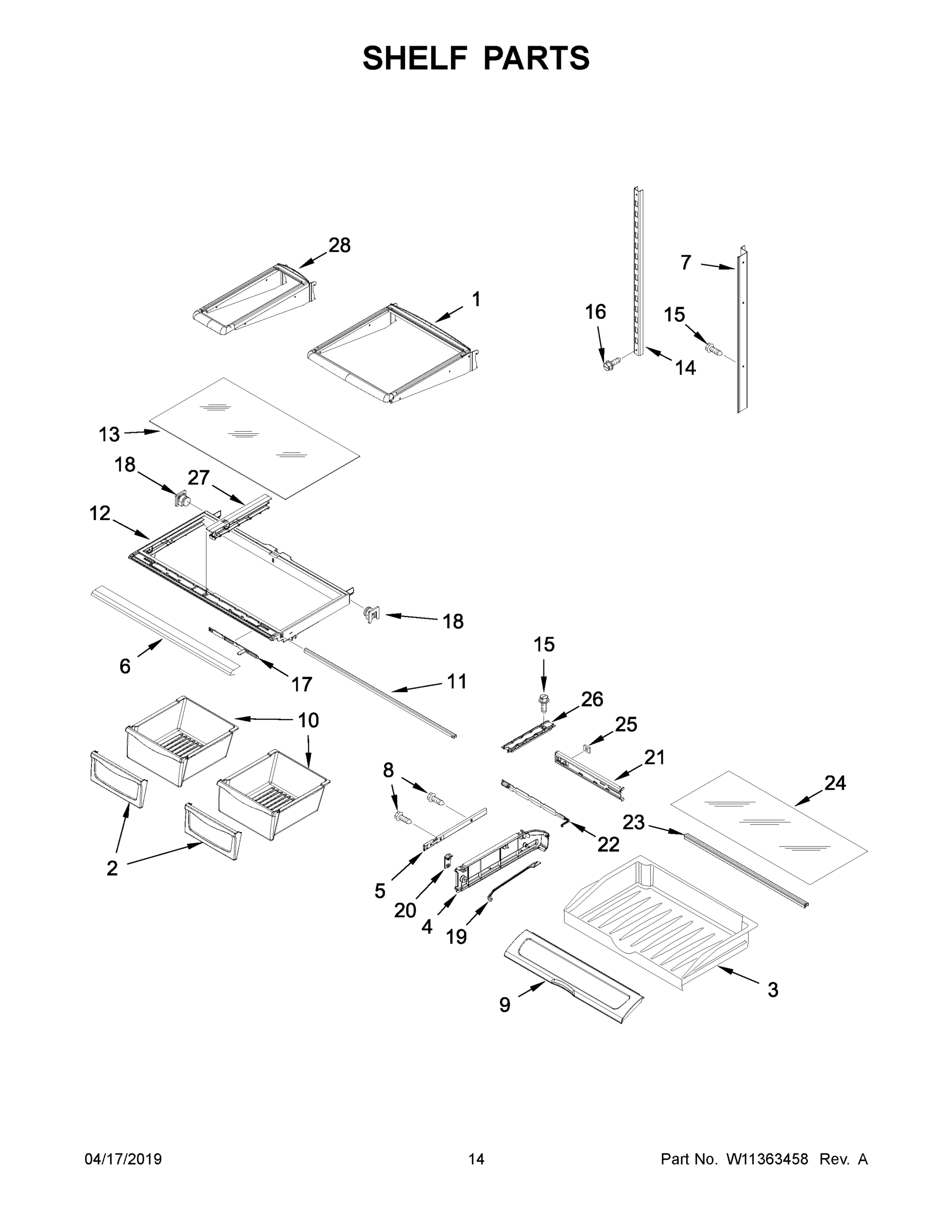 08 - SHELF PARTS