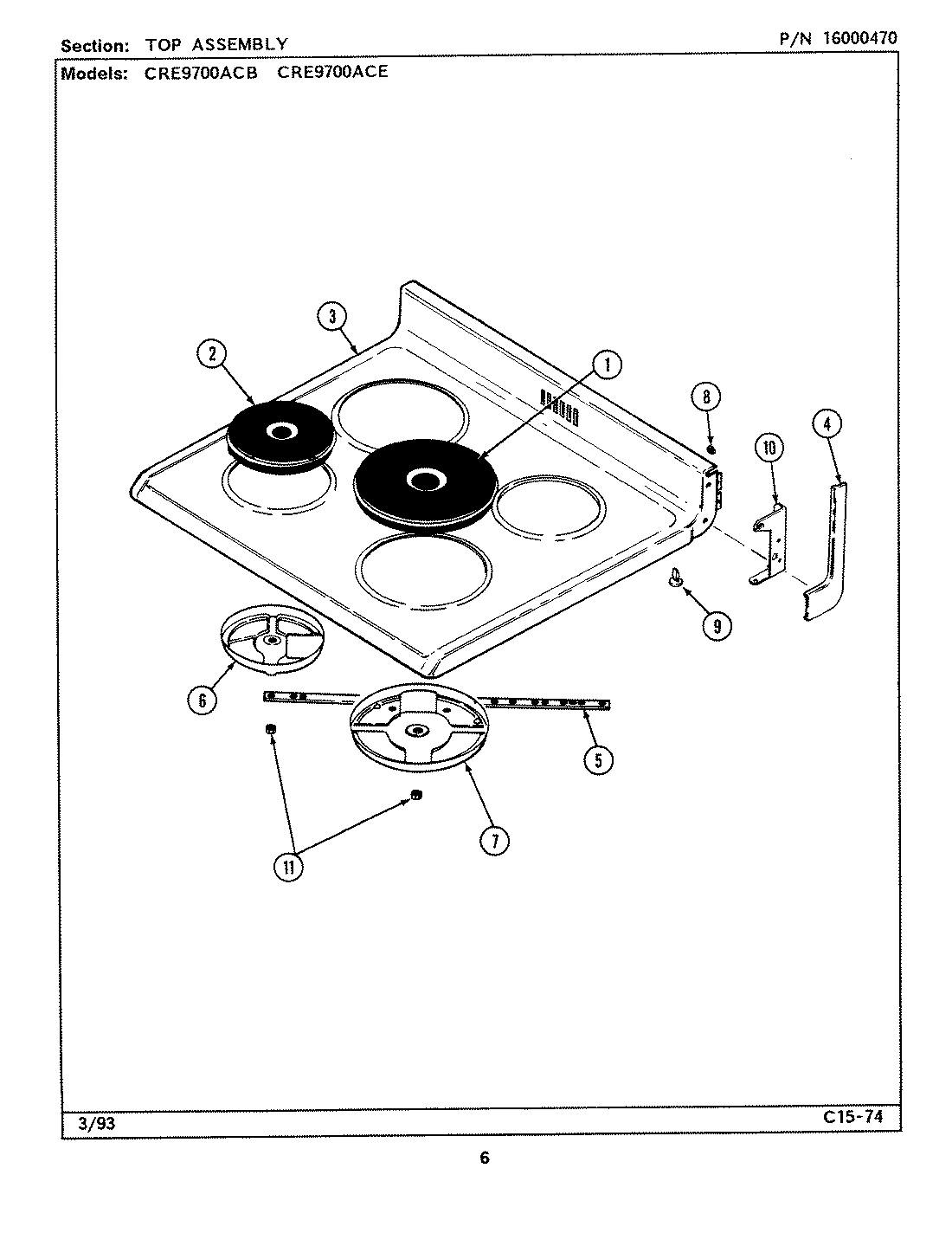 04 - TOP ASSEMBLY (CRE9700ACx)