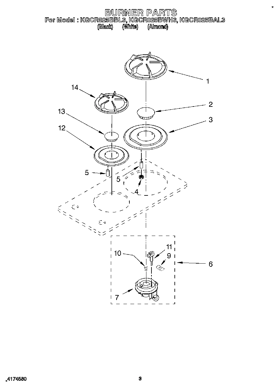 02 - BURNER PARTS