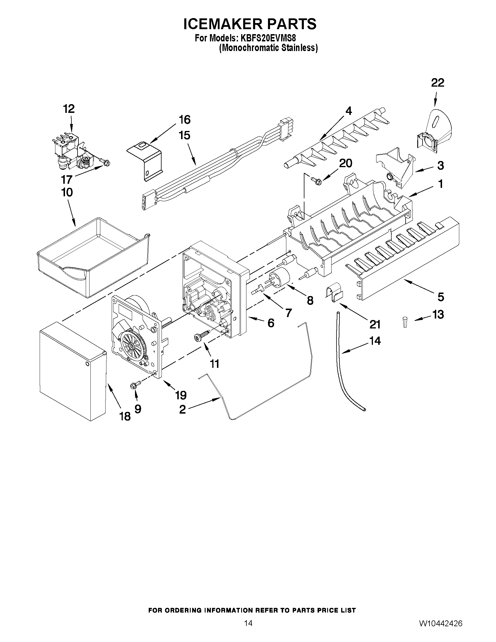 08 - ICEMAKER PARTS