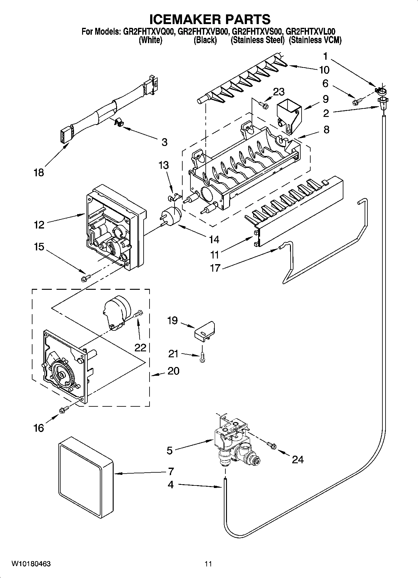 06 - ICEMAKER PARTS