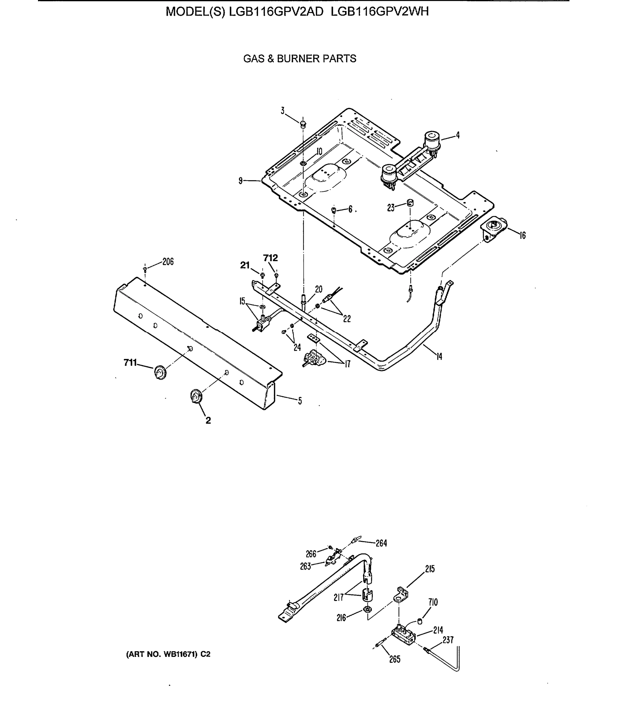 GAS & BURNER PARTS