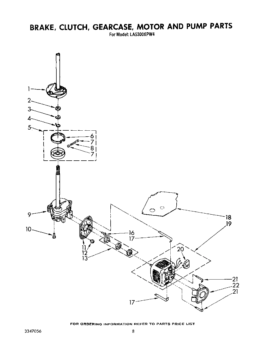 06 - BRAKE, CLUTCH, GEARCASE, MOTOR AND PUMP