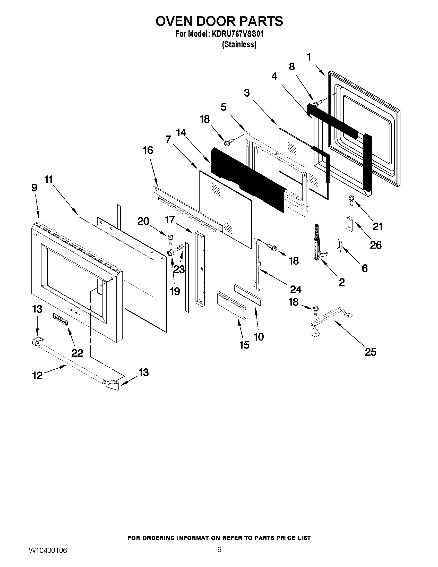 06 - OVEN DOOR PARTS