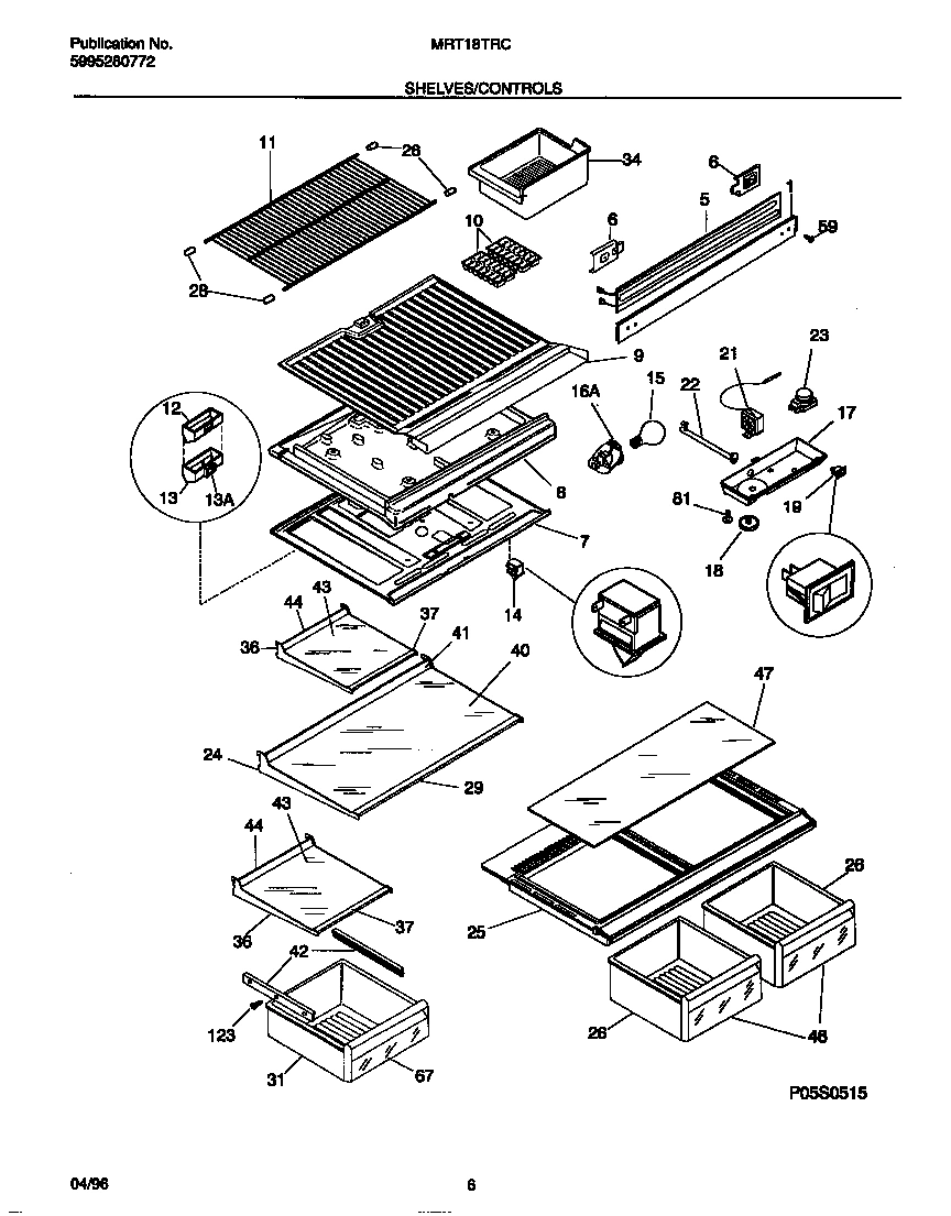 04 - SHELVES/CONTROLS