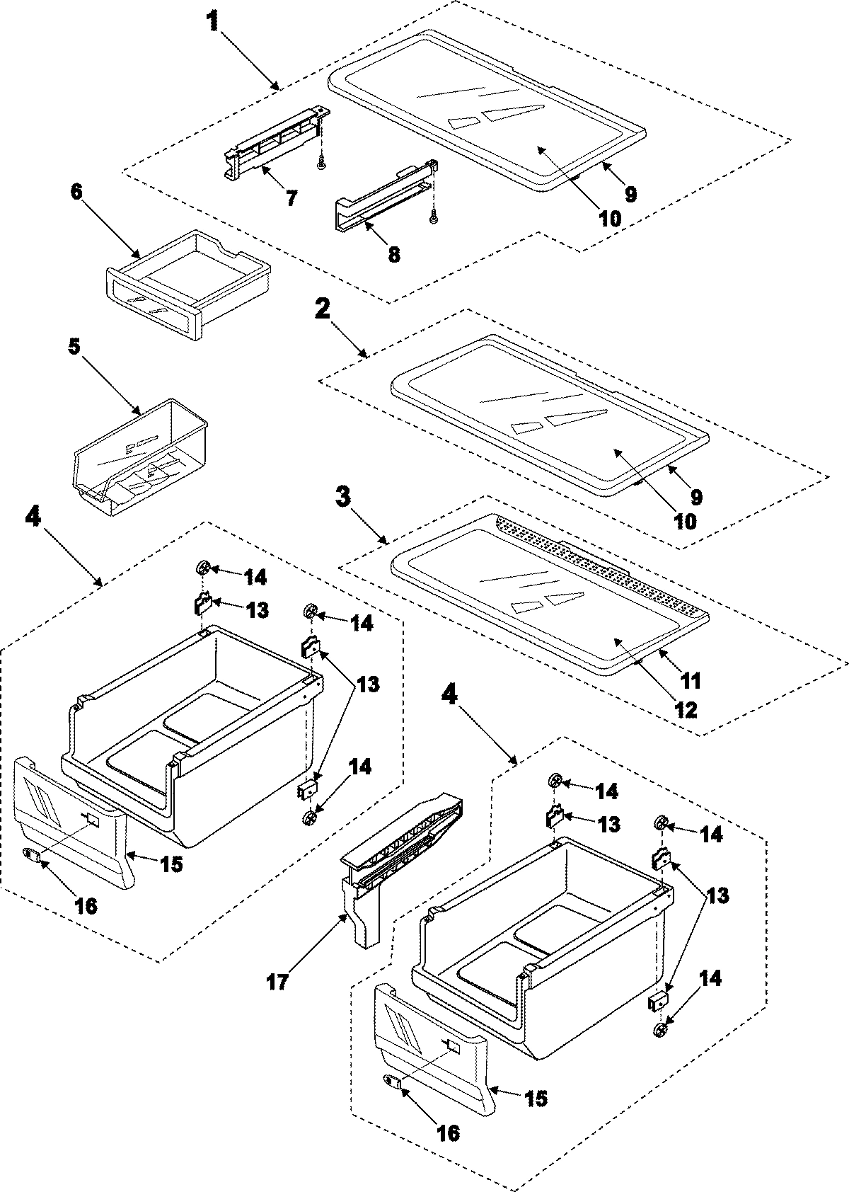 09 - REFRIGERATOR SHELVES