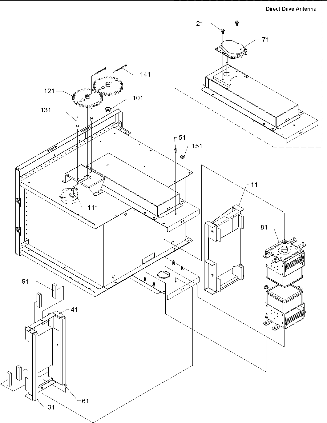 05 - MAGNETRON/STIRRER MOTOR