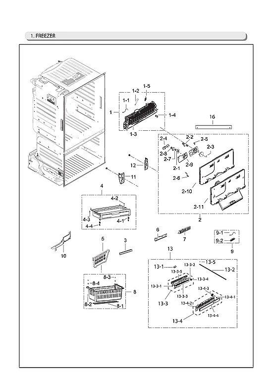 FREEZER PARTS
