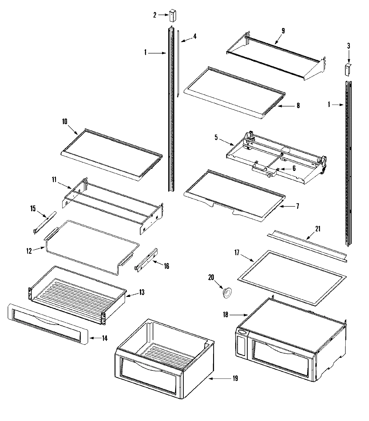 12 - SHELVES & ACCESSORIES (FRESH FOOD)