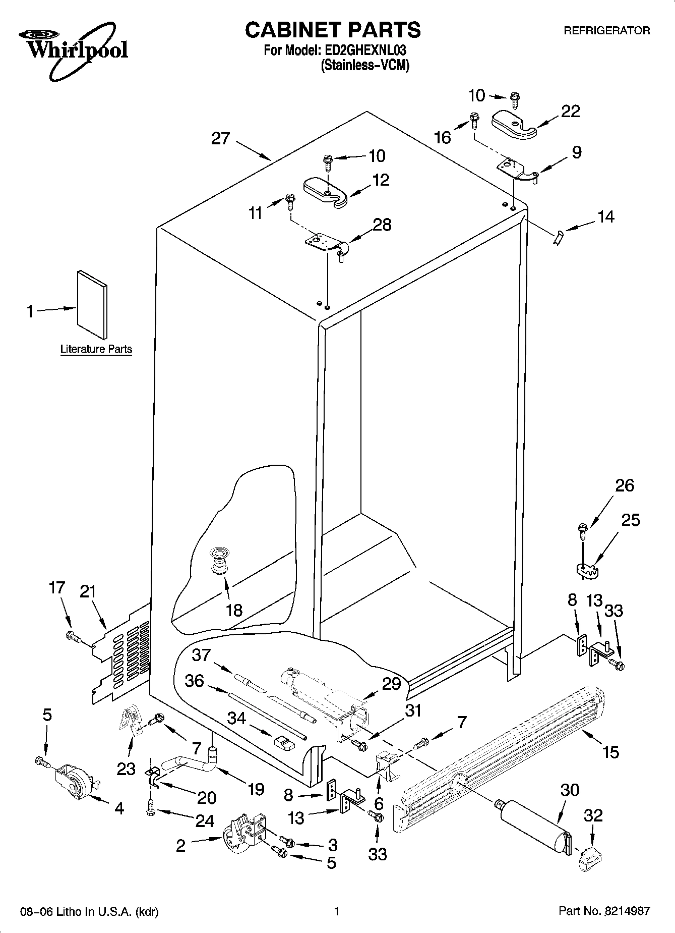 01 - CABINET PARTS