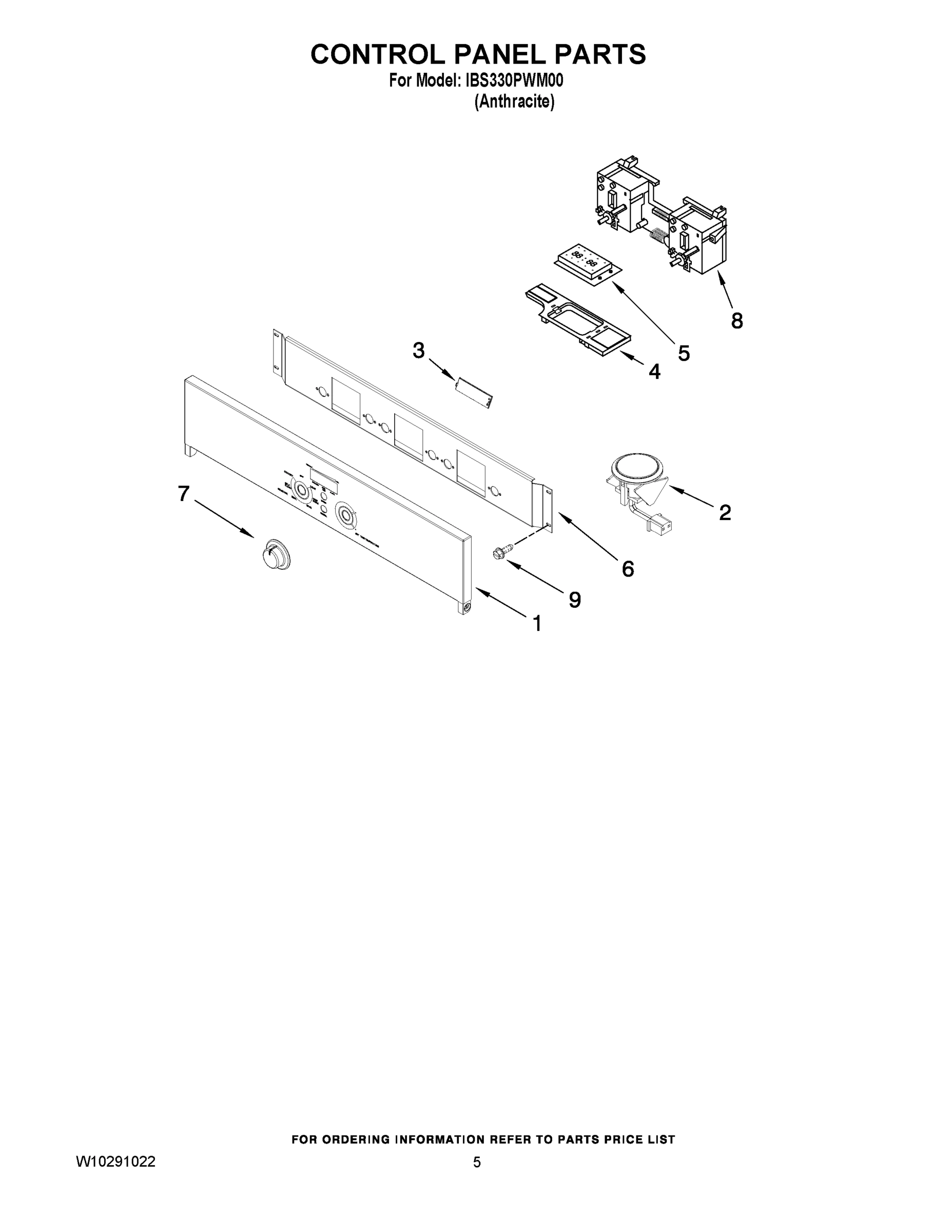 04 - CONTROL PANEL PARTS