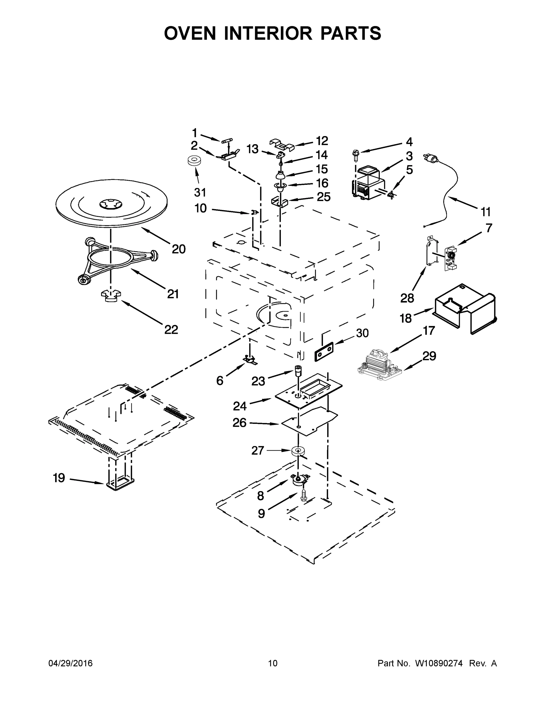 06 - OVEN INTERIOR PARTS