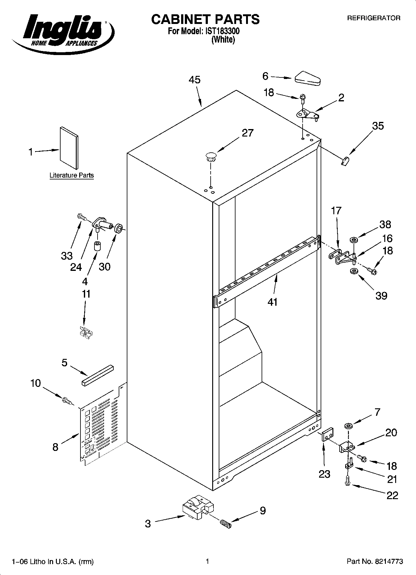 01 - CABINET PARTS