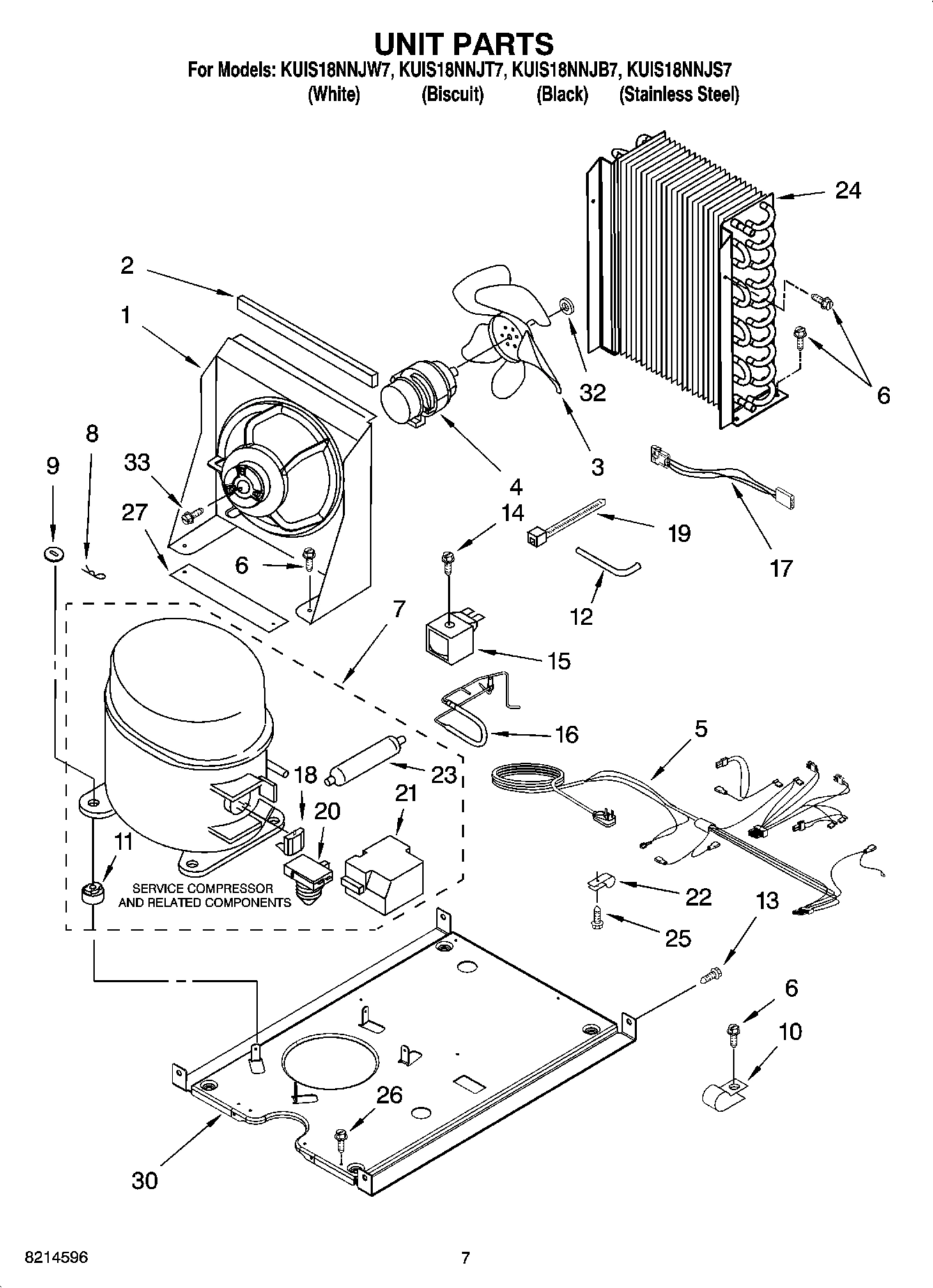 05 - UNIT PARTS, OPTIONAL PARTS
