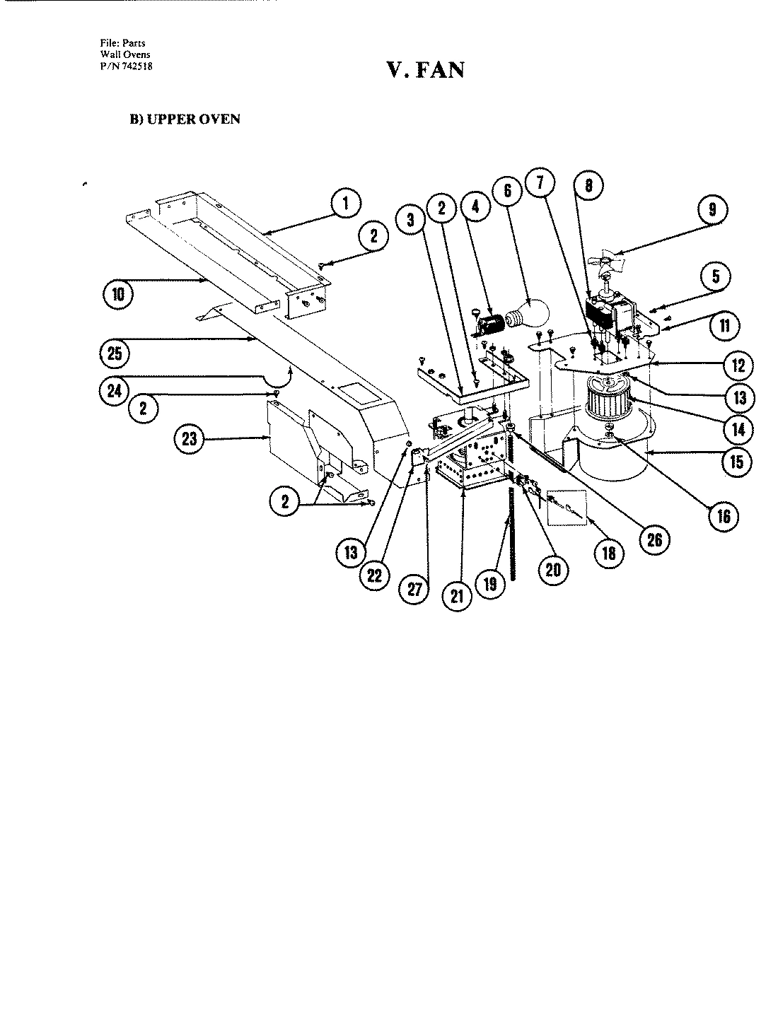 12 - FAN (UPPER)