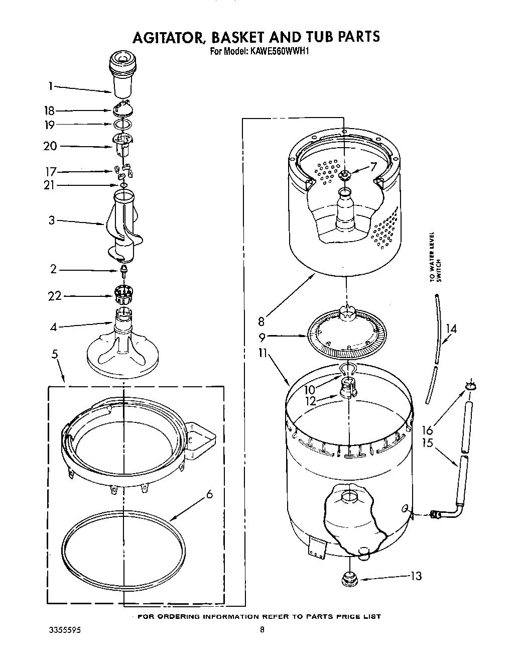 06 - AGITATOR, BASKET AND TUB