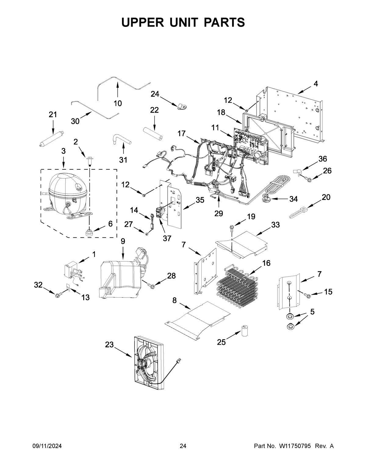 13 - UPPER UNIT PARTS