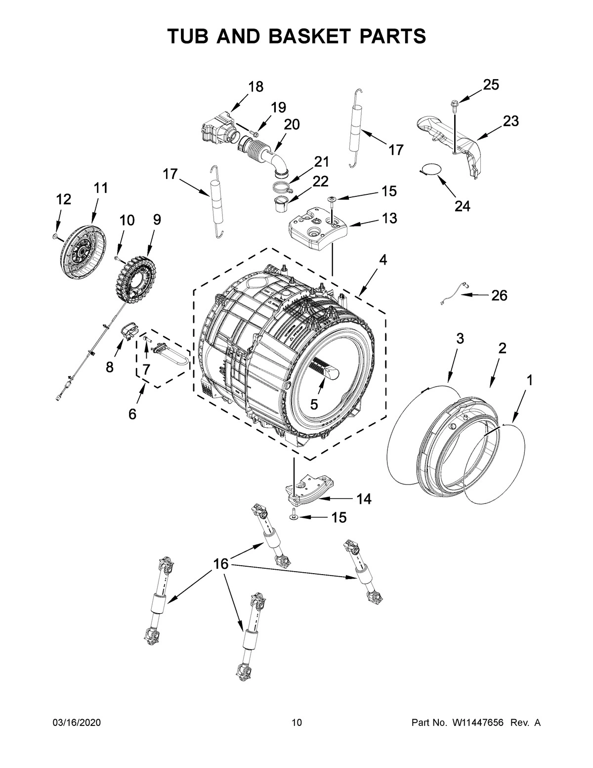 06 - TUB AND BASKET PARTS
