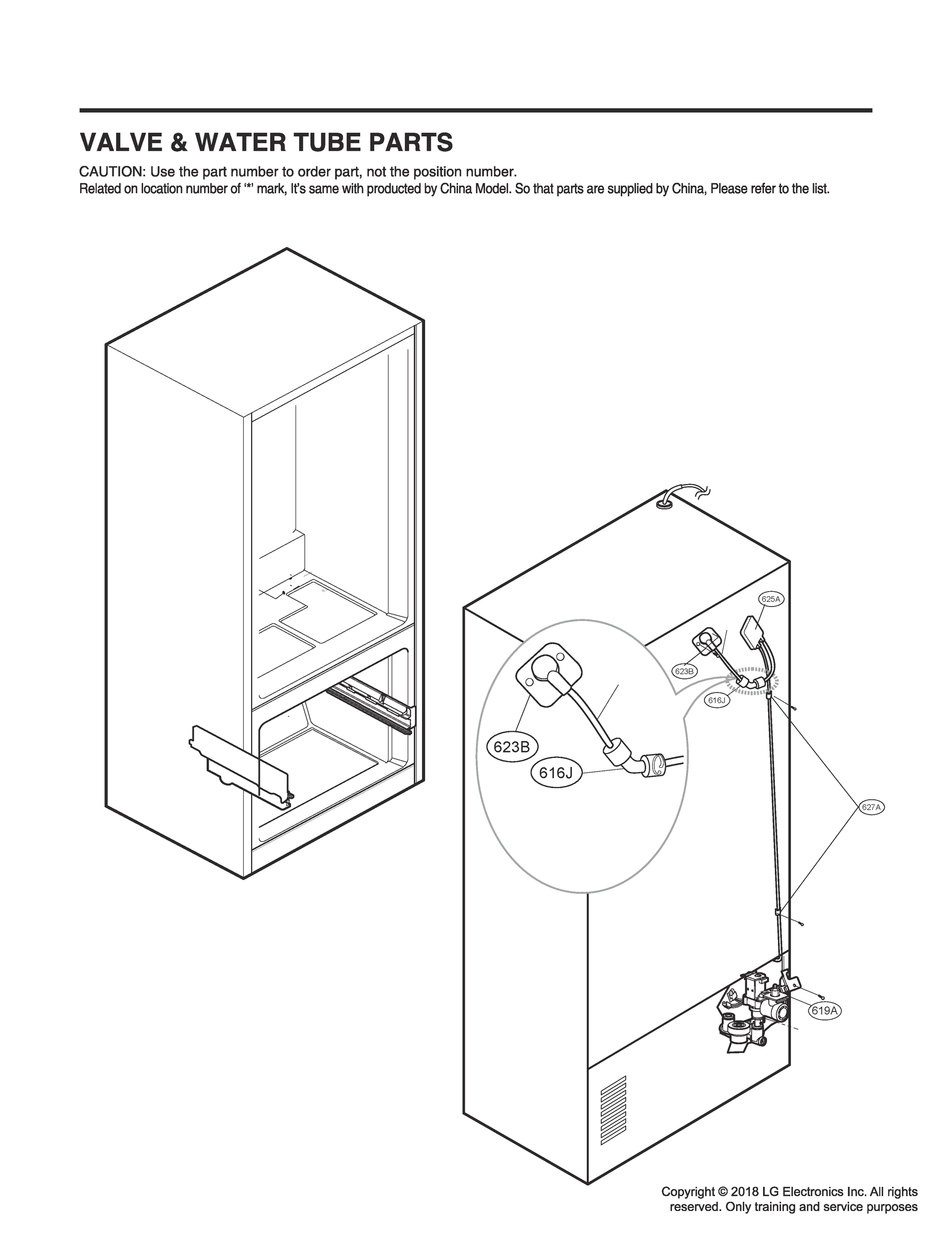 VALVE & WATER TUBE PARTS