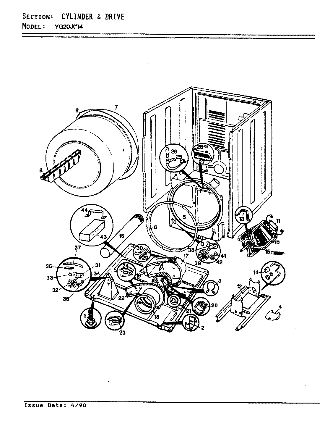 03 - CYLINDER & DRIVE (REV. A-D)