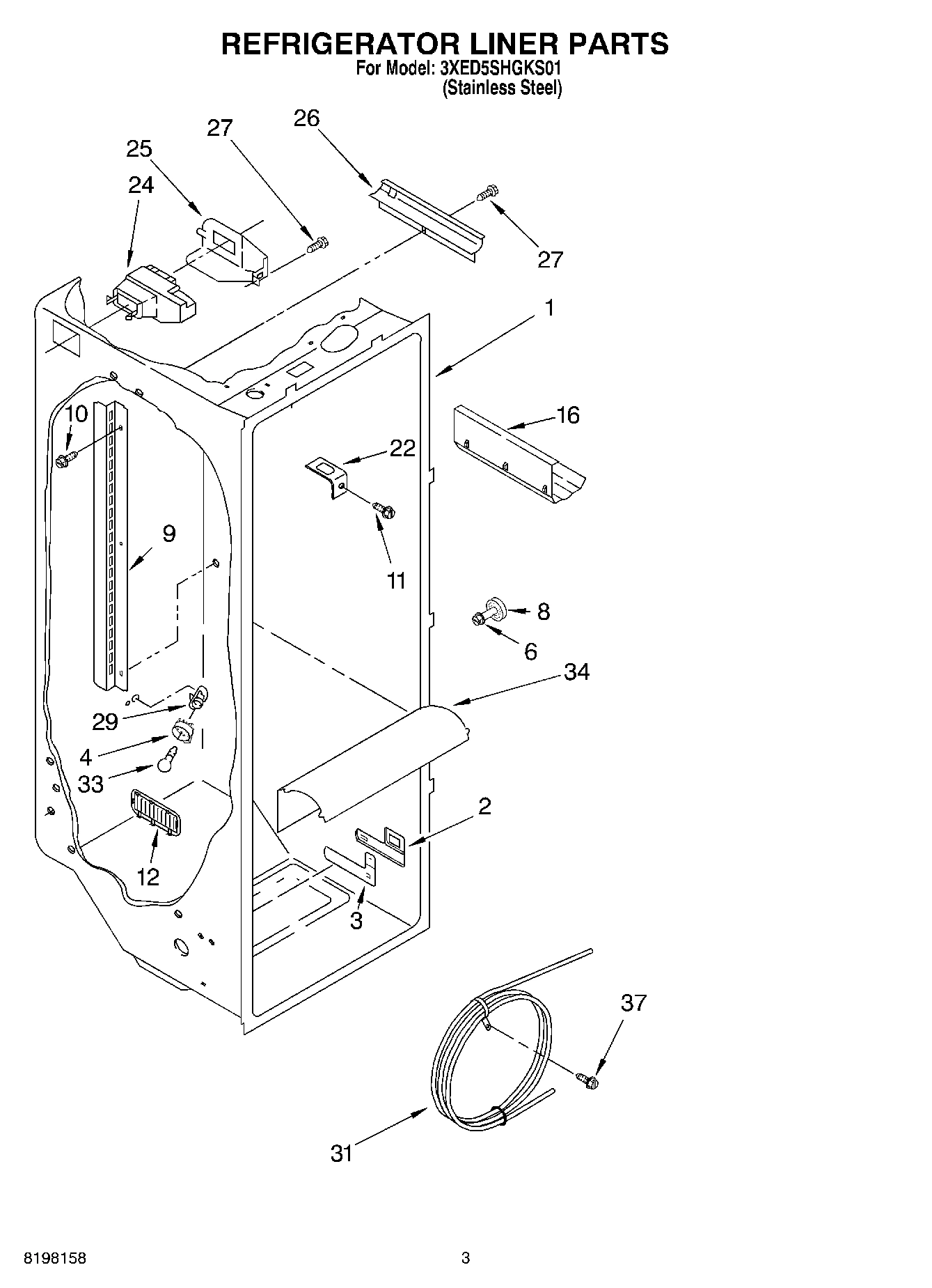 02 - REFRIGERATOR LINER