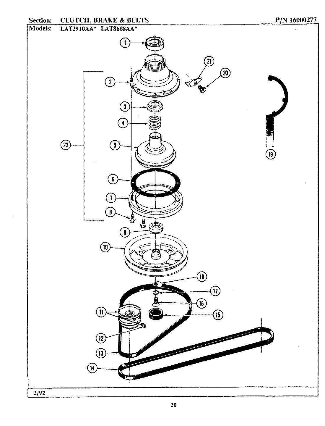 03 - CLUTCH, BRAKE & BELTS