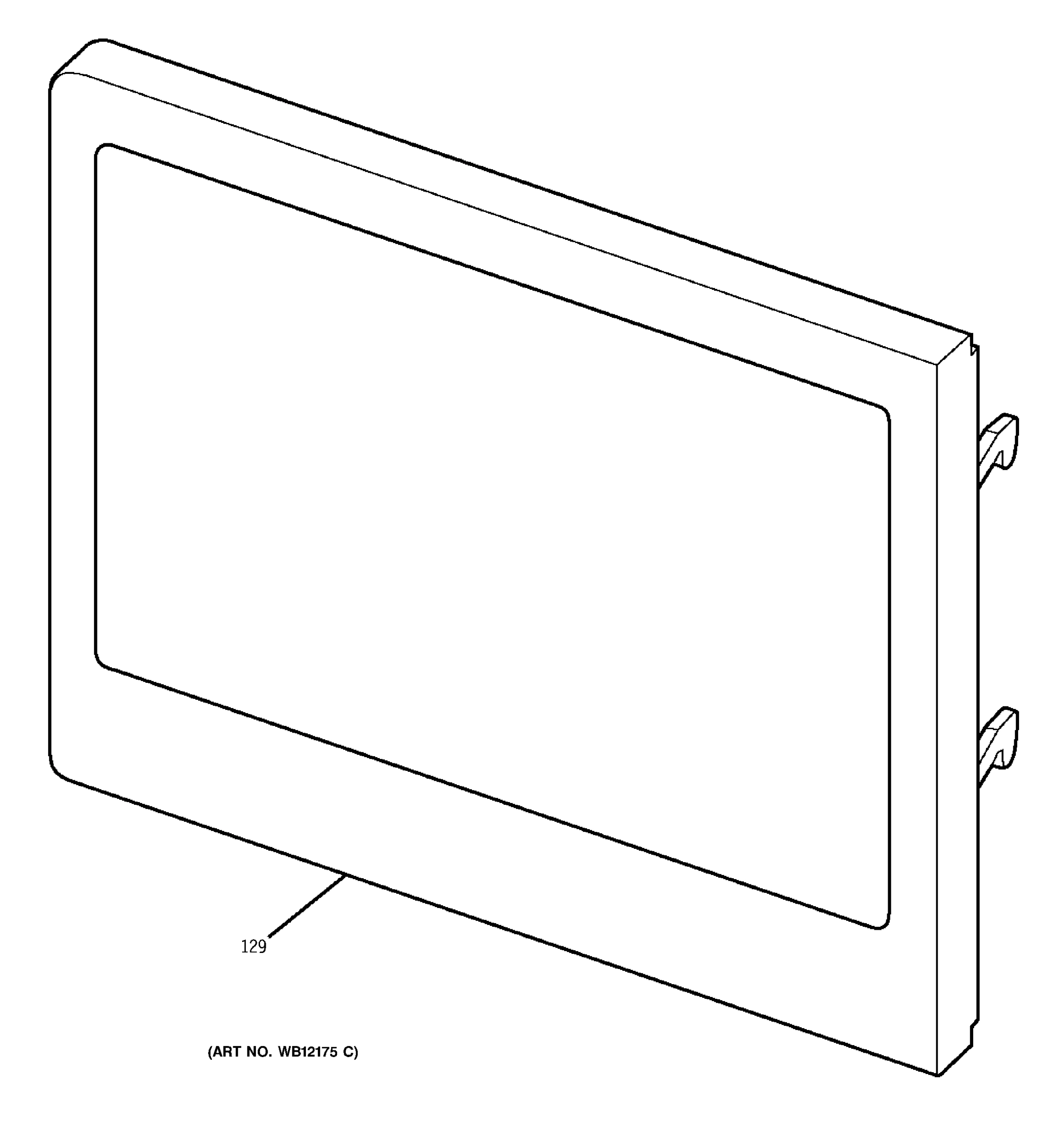MICROWAVE DOOR