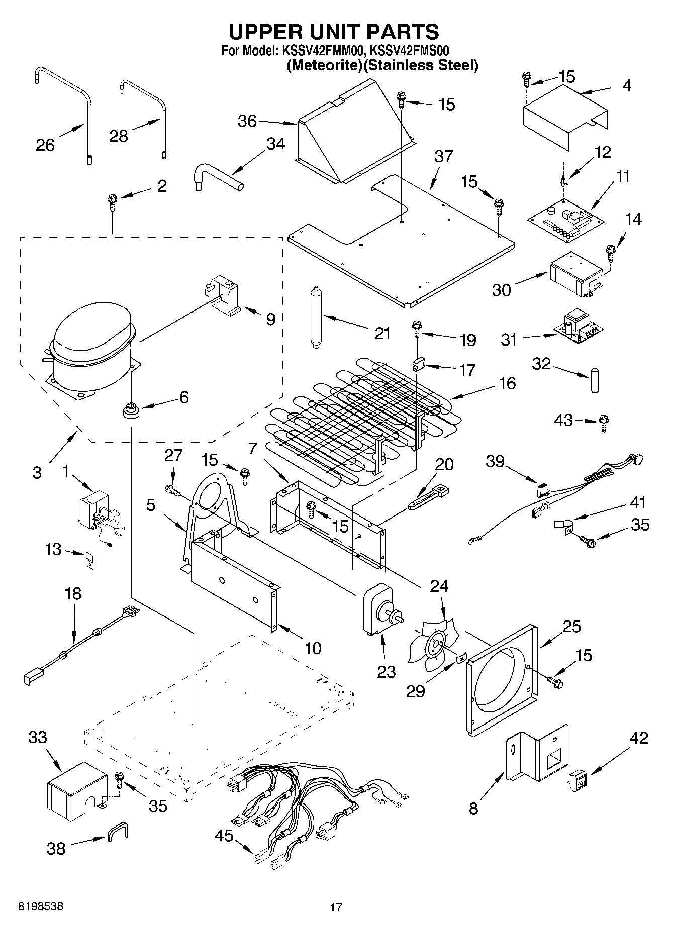 11 - UPPER UNIT PARTS
