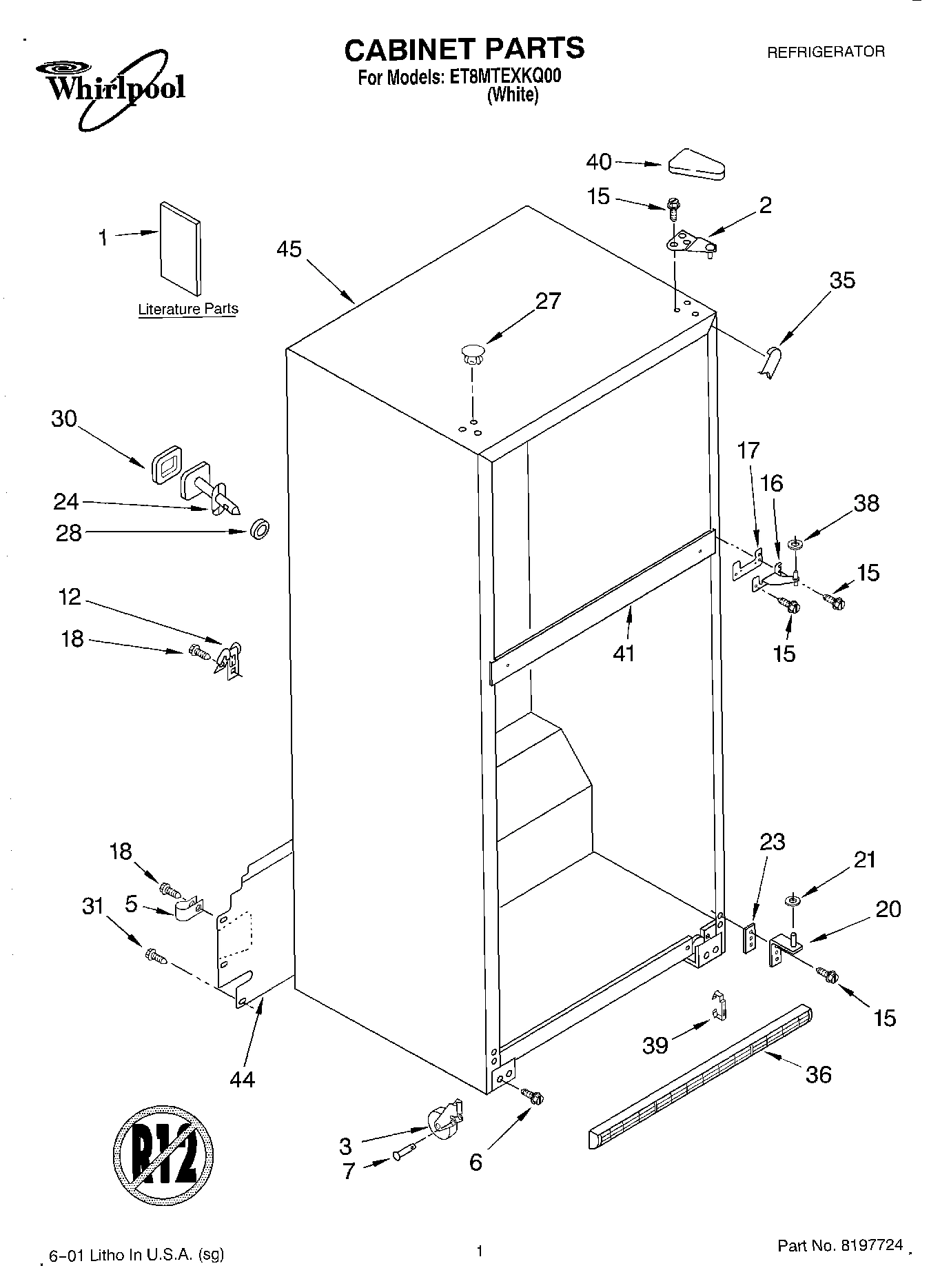 01 - CABINET, LITERATURE