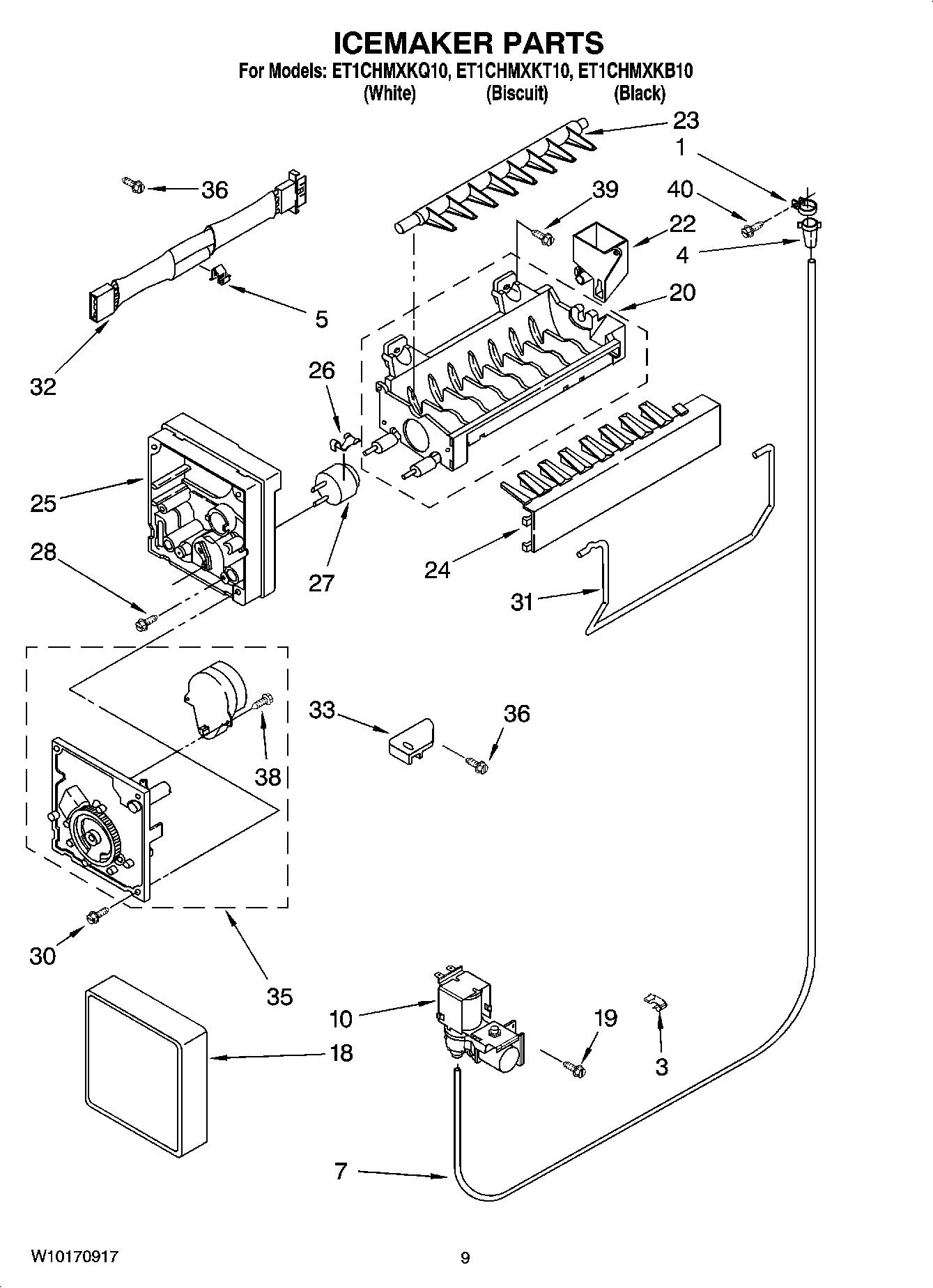 05 - ICEMAKER PARTS