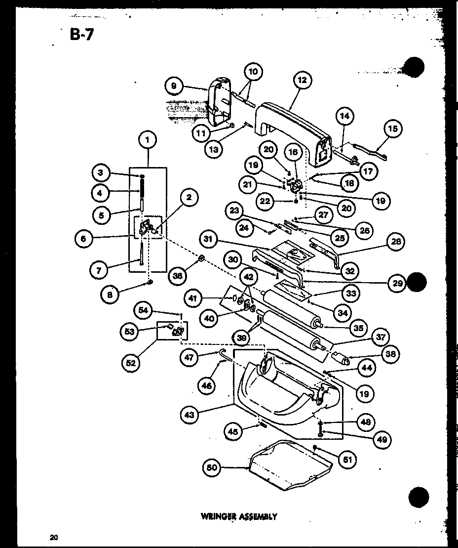 08 - WRINGER ASSY