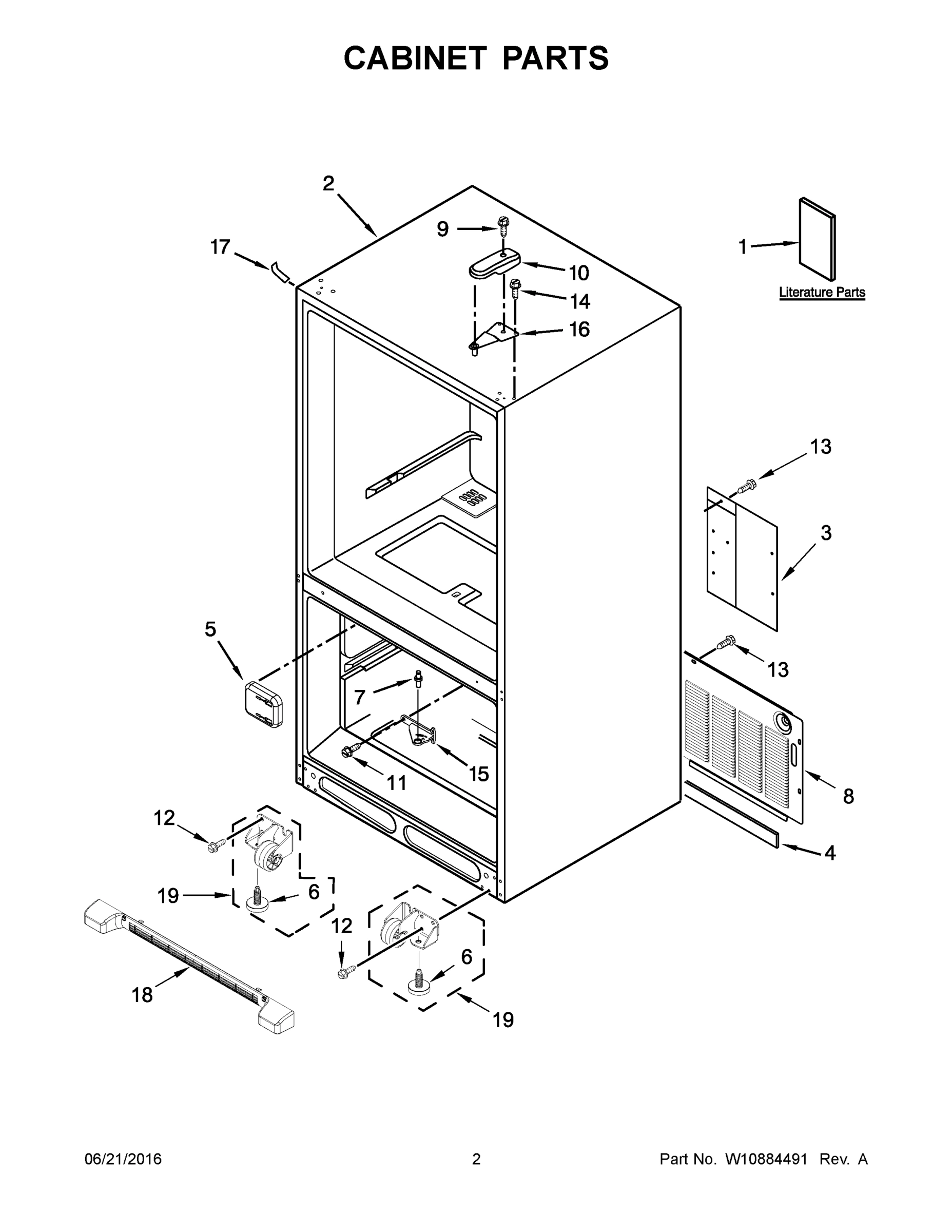 02 - CABINET PARTS