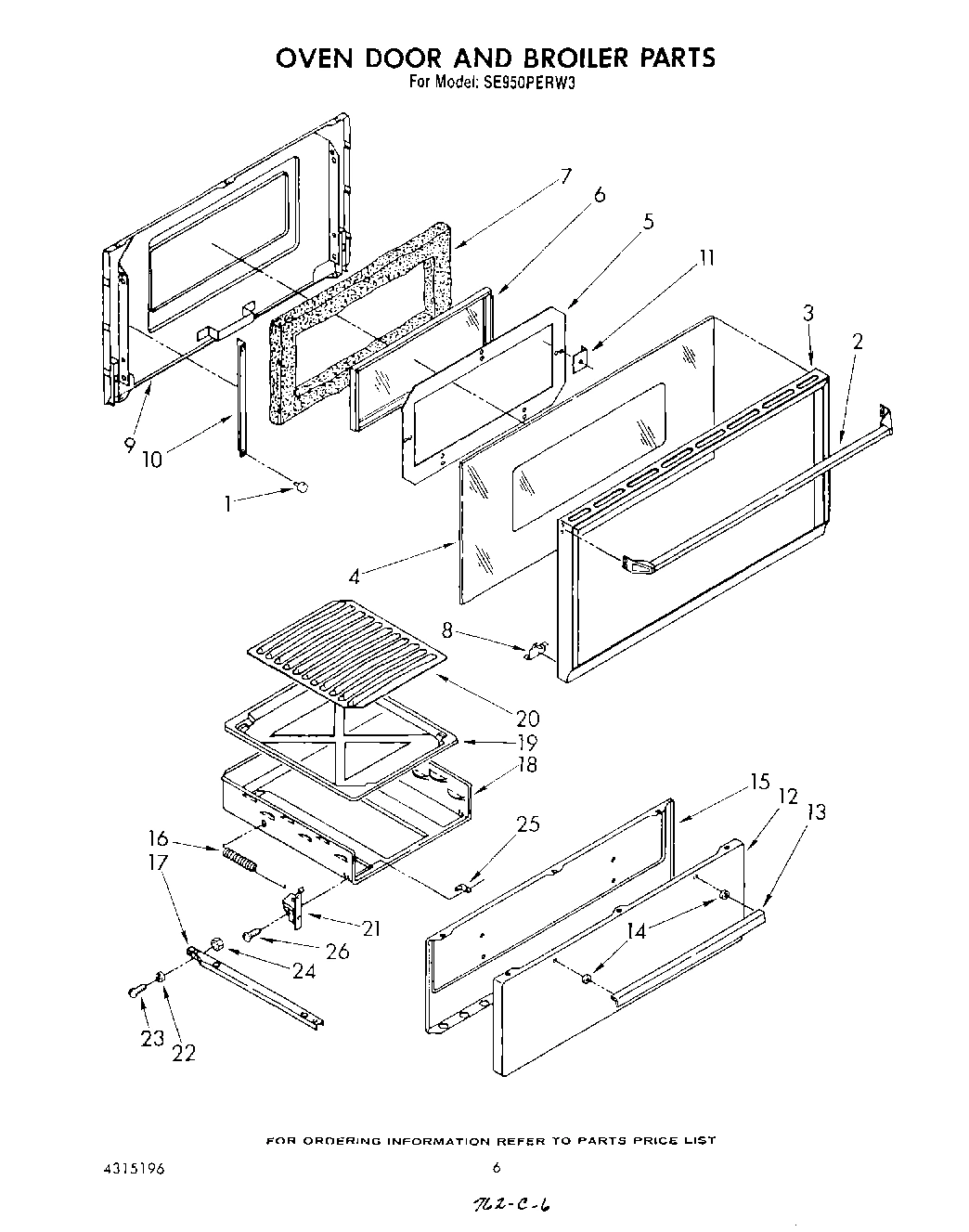 05 - OVEN DOOR AND BROILER