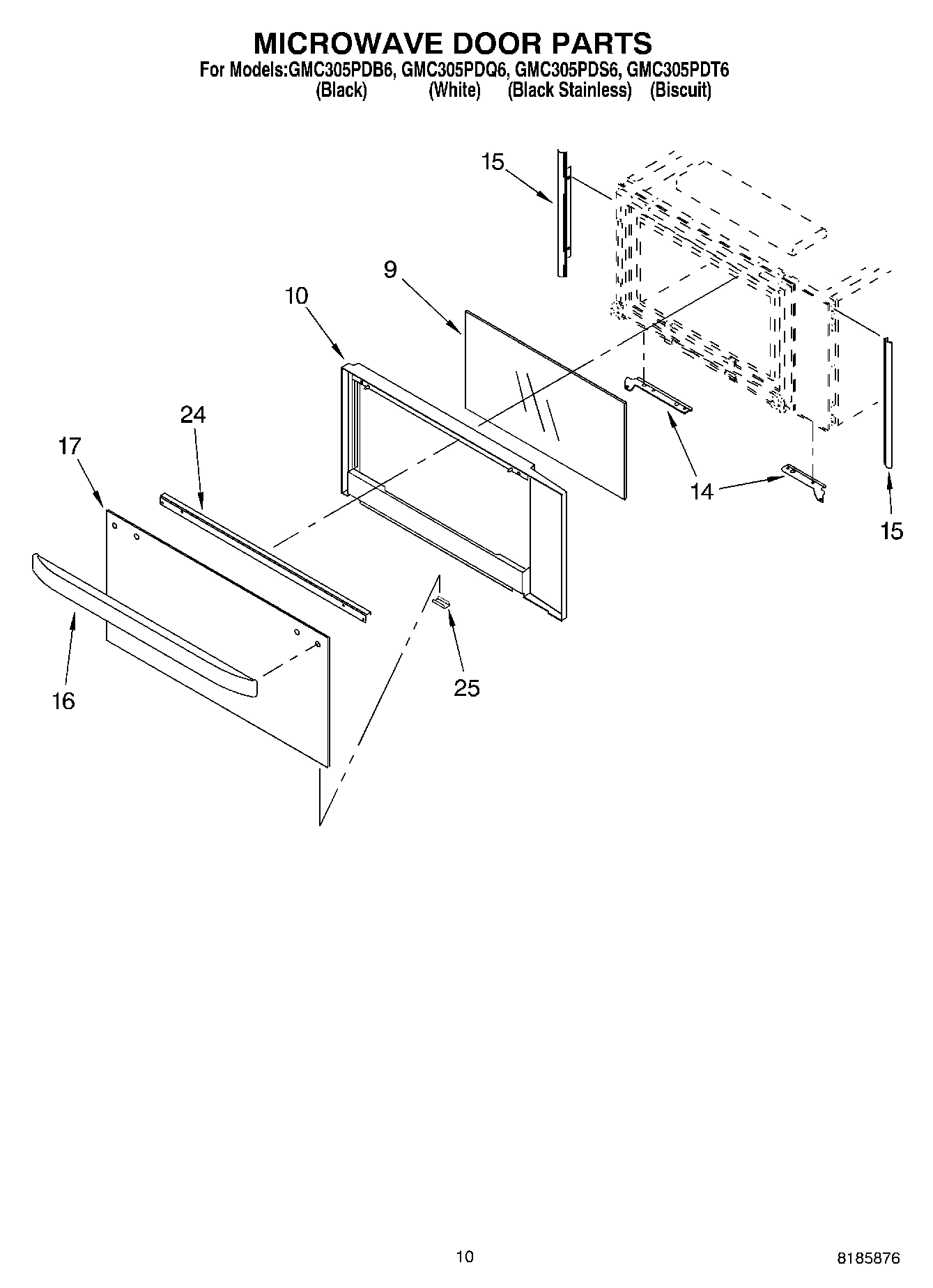 08 - MICROWAVE DOOR