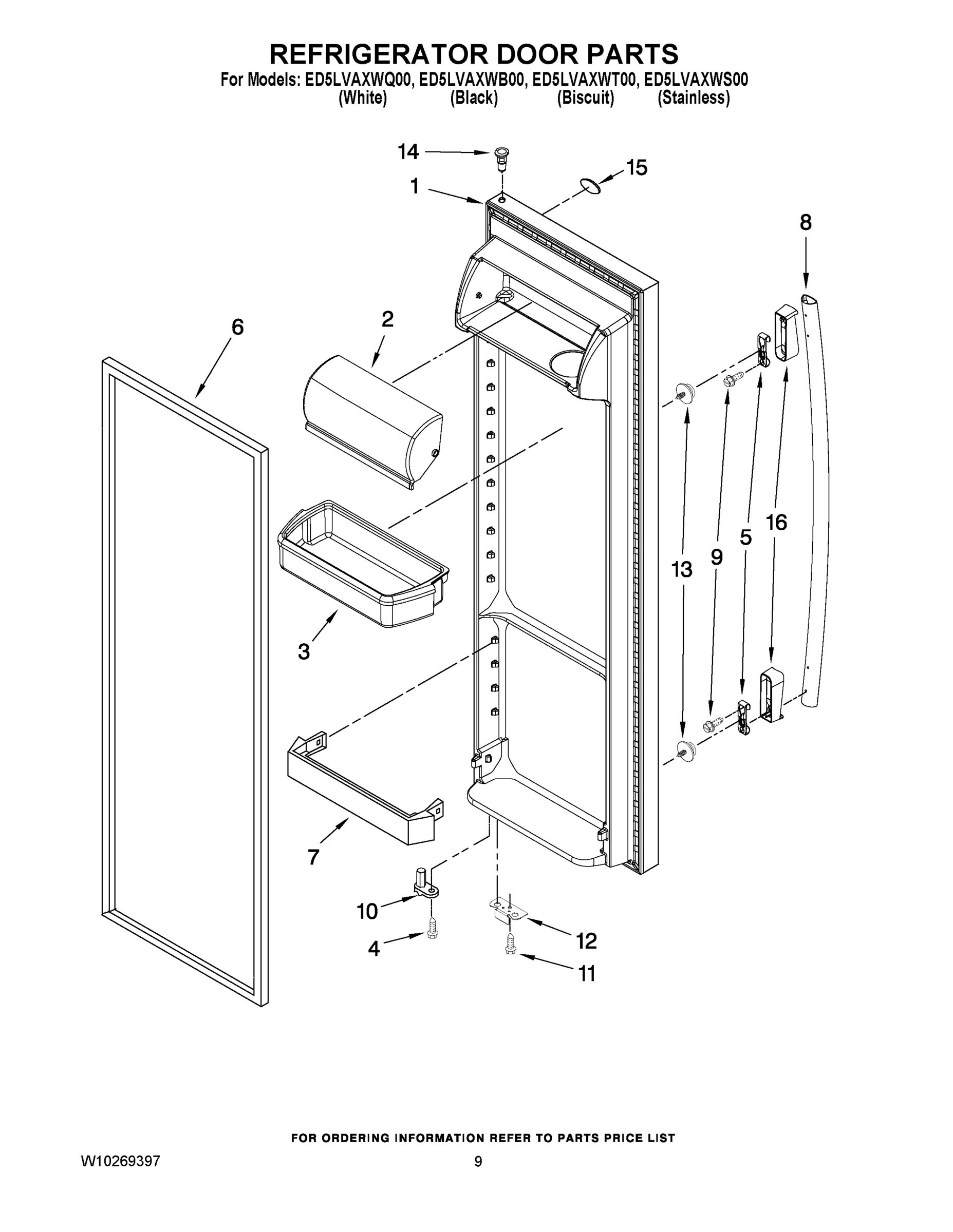 06 - REFRIGERATOR DOOR PARTS