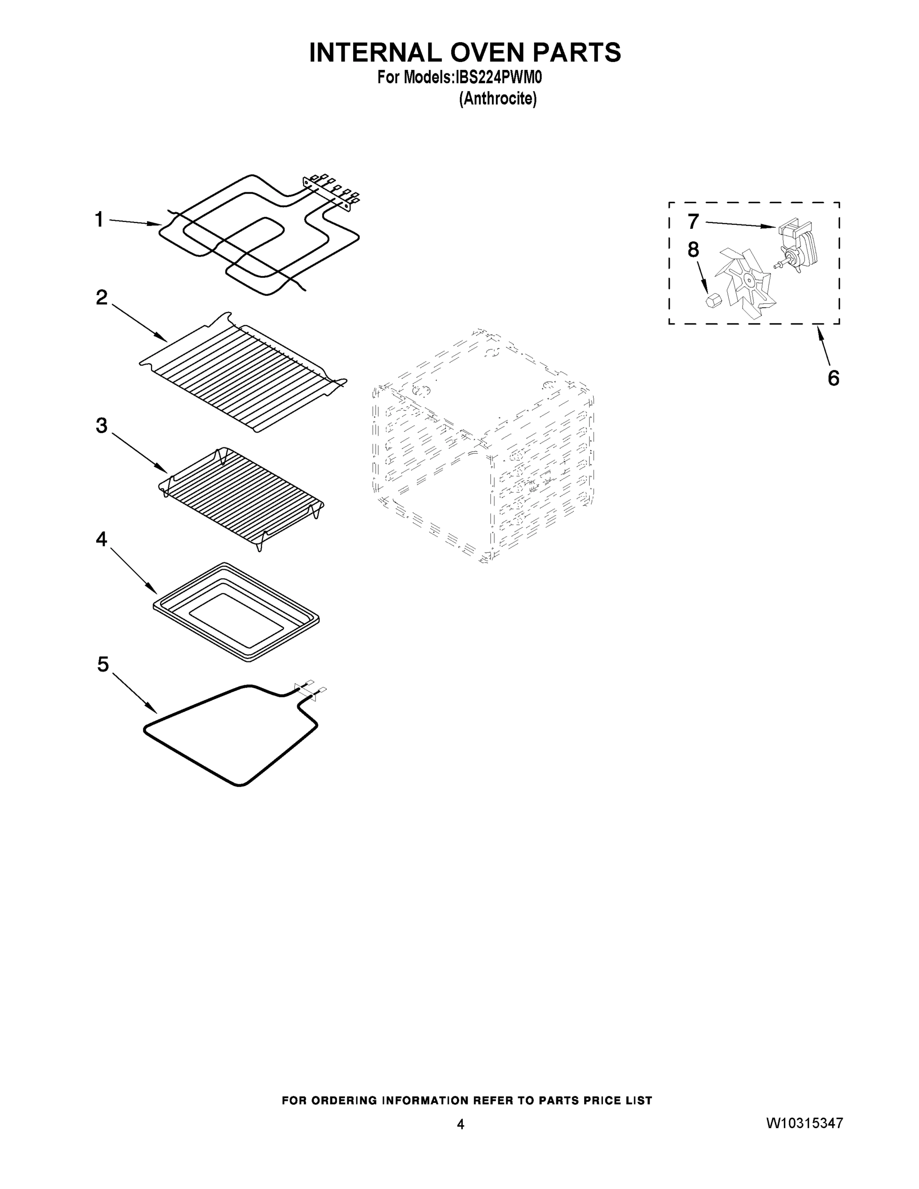 03 - INTERNAL OVEN PARTS