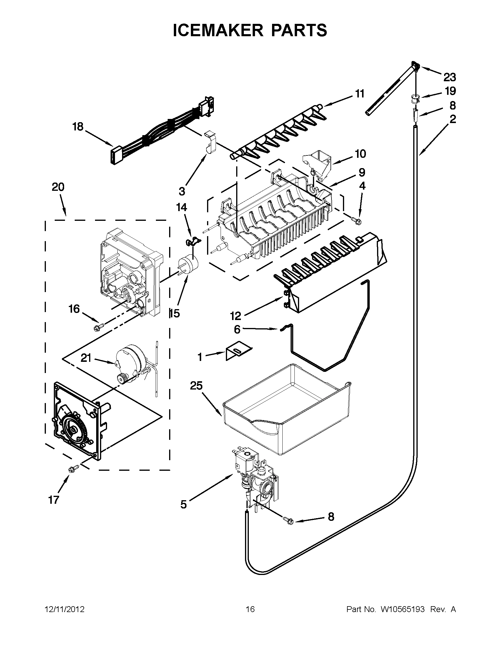 08 - ICEMAKER PARTS