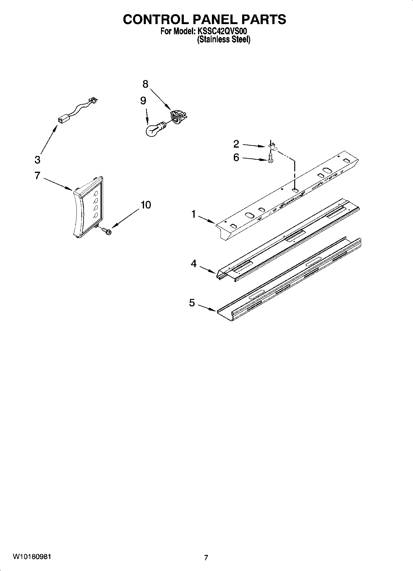 05 - CONTROL PANEL PARTS