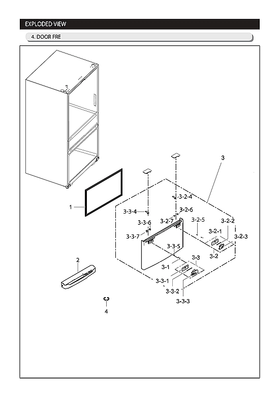FREEZER DOOR PARTS