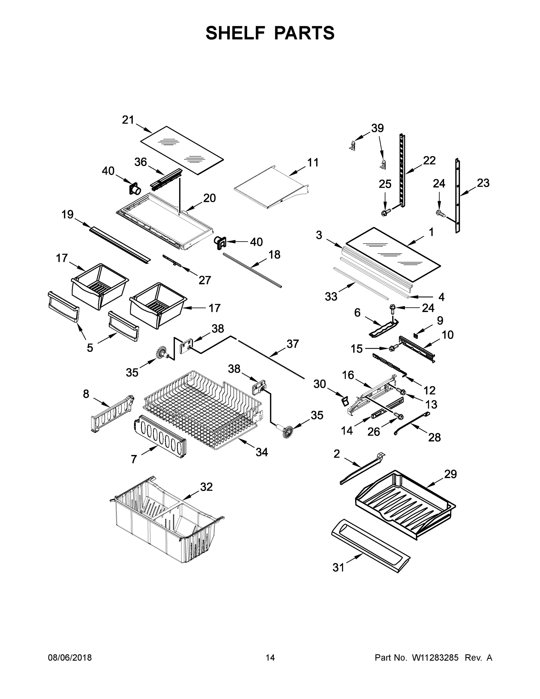 08 - SHELF PARTS