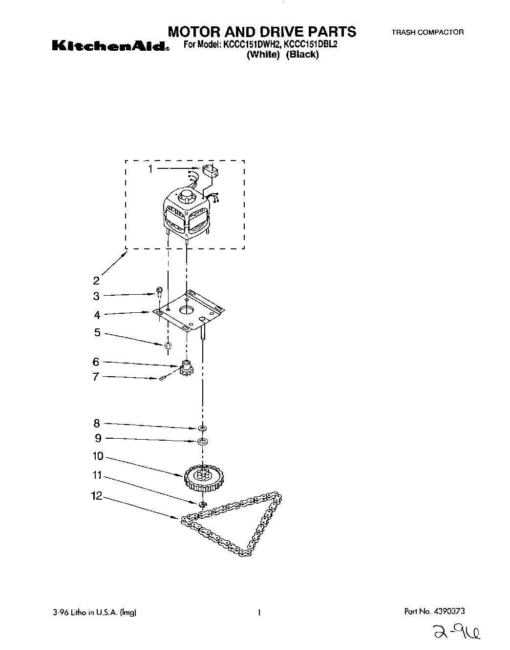 01 - MOTOR AND DRIVE, LIT/OPTIONAL
